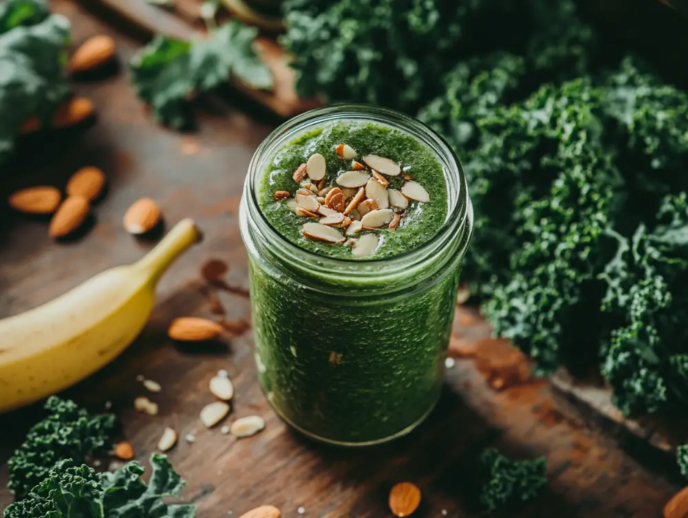 Green smoothie for a wonderful morning